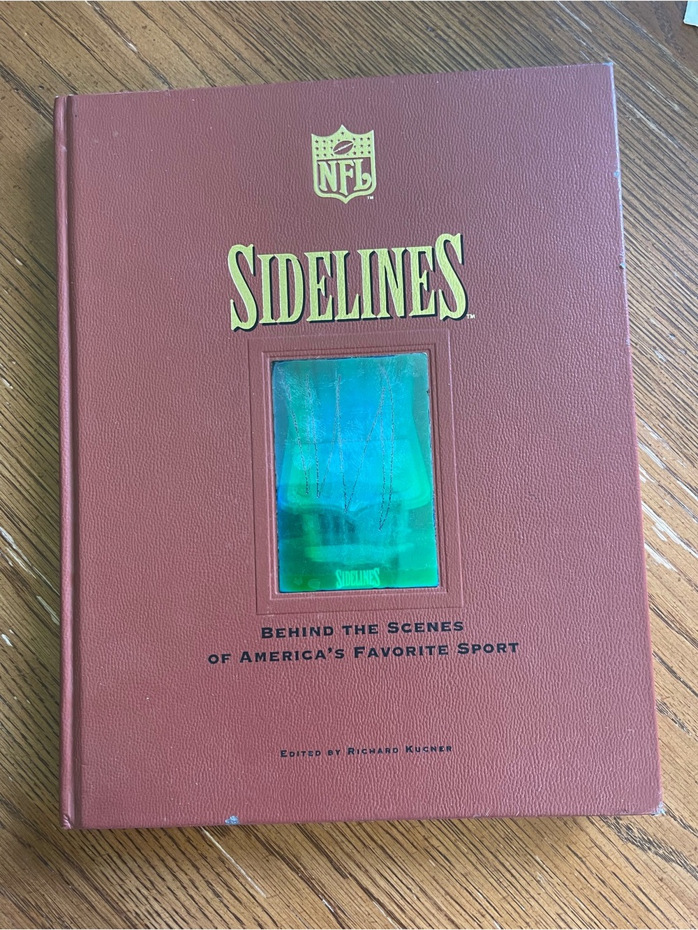 NFL Sidelines Hardcover Book - First Edition 1992